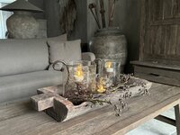 Houten bak met handvat | houten schaal met handvat 2