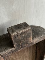 Houten bak met handvat | houten schaal met handvat 2