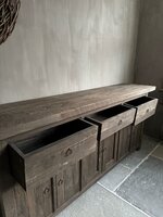 Dressoir groot 6- deurs Driftwood 