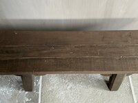 Driftwood bankje | oud houten bankje 90cm