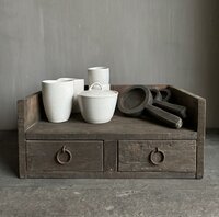 Gruttersbak 2 lades Driftwood| display 2 lades Driftwood 