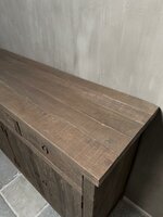 Dressoir Driftwood 4-deurs 3 lades A (afhalen)