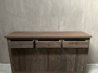 Dressoir Driftwood 4-deurs 3 lades A (afhalen)