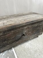 Bajot tafeltje | oud klein tafeltje net lade India (afhalen)