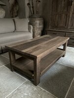 Salontafel Driftwood met onderblad 120x60cm D 