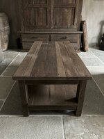 Salontafel Driftwood met onderblad 120x60cm D 