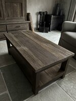 Salontafel Driftwood met onderblad 120x60cm D 