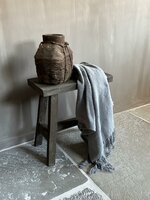 Oud houten kruk Old Barn 45cm A