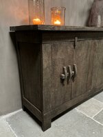 Dressoir Old Barn 4 deurs| dressoir oud hout 160cm 