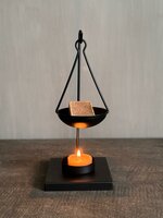 Geurbrander voor amberblokjes 