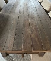 Eettafel Driftwood A poot| Landelijke eettafel met A poot (via bestelling)