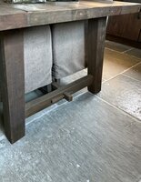 Eettafel Driftwood A poot| Landelijke eettafel met A poot (via bestelling)