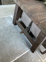 Eettafel Driftwood A poot| Landelijke eettafel met A poot (via bestelling)