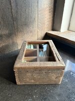 Oud houten theedoos | Teabox Lena