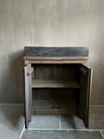 Badkamermeubel Driftwood|Badkamermeubel oud hout 2- deurs (afhalen)