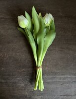 Kunst tulpen wit 
