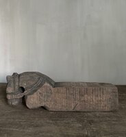 Authentieke houten paarden Aura Peeperkorn  C (set)