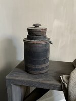 Authentieke houten Hoffz kruik H1