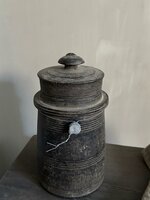 Authentieke houten Hoffz kruik H3