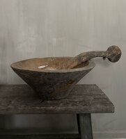 Authentieke houten lepel Hoffz