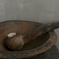 Authentieke houten lepel Hoffz