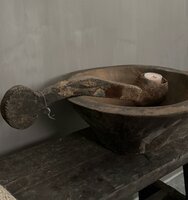 Authentieke houten lepel Hoffz