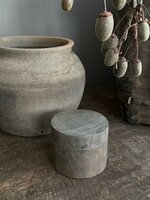 Houten potje met deksel