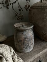 Authentieke houten Hoffz kruik H8