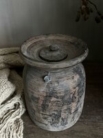 Authentieke houten Hoffz kruik H8