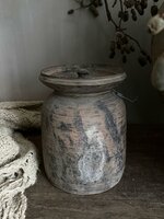 Authentieke houten Hoffz kruik H8