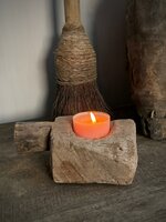 Houten vijltje met handvat 