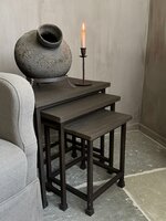 3 delige set bijzettafeltjes Hoffz