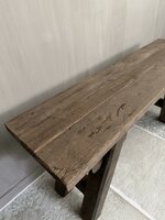 Driftwood bankje | oud houten bankje 100cm A