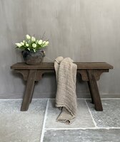 Driftwood bankje | oud houten bankje 100cm B