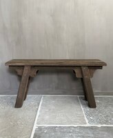 Driftwood bankje | oud houten bankje 100cm B