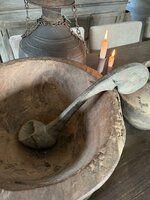 Authentieke houten lepel Hoffz A