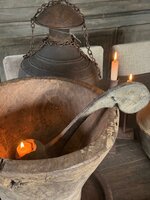 Authentieke houten lepel Hoffz A