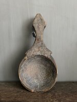 Unieke oude houten lepel Hoffz H1 GERESERVEERD 
