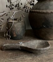 Unieke oude houten lepel Hoffz H2 GERESERVEERD 