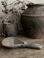 Unieke oude houten lepel Hoffz H2 GERESERVEERD 