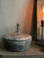 Unieke houten kom met deksel Hoffz L