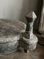 Unieke houten kom met deksel Hoffz L