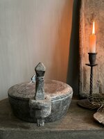 Unieke houten kom met deksel Hoffz L