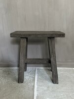 Oud houten kruk Old Barn 45cm C