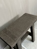 Oud houten kruk Old Barn 45cm C