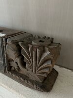 Ornament kandelaar snijwerk Aura Peeperkorn XL A