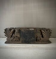 Ornament kandelaar snijwerk Aura Peeperkorn XL A