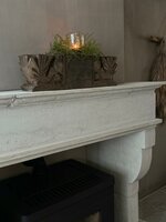 Ornament kandelaar snijwerk Aura Peeperkorn XL A