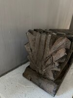 Ornament kandelaar snijwerk Aura Peeperkorn XL A