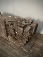 Ornament kandelaar snijwerk Aura Peeperkorn XL B (afhalen)